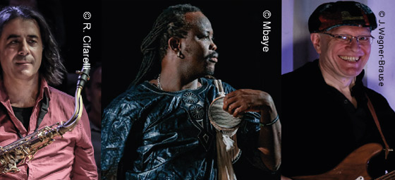 Konzert mit Alessandro Palmitessa, Aladji Mbaye und Georg Berhausen-Land